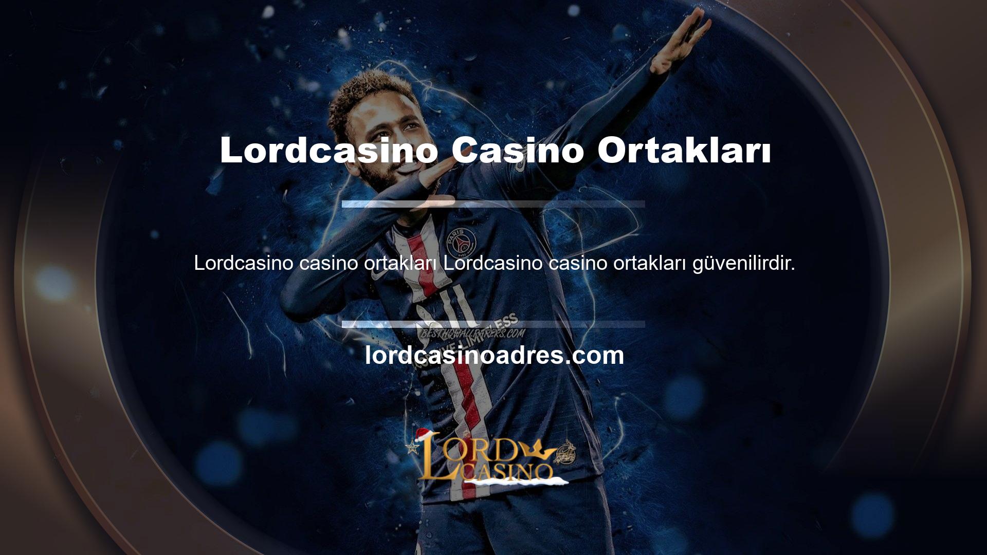 Sistemler, mevduat ve çekme yöntemleri açısından profesyonel ve güvenilir casino ortaklarına öncelik veren Lordcasino birlikte çalıştığımız oyun sağlayıcıları sayesinde çok çeşitli heyecan verici casino oyunları sunar